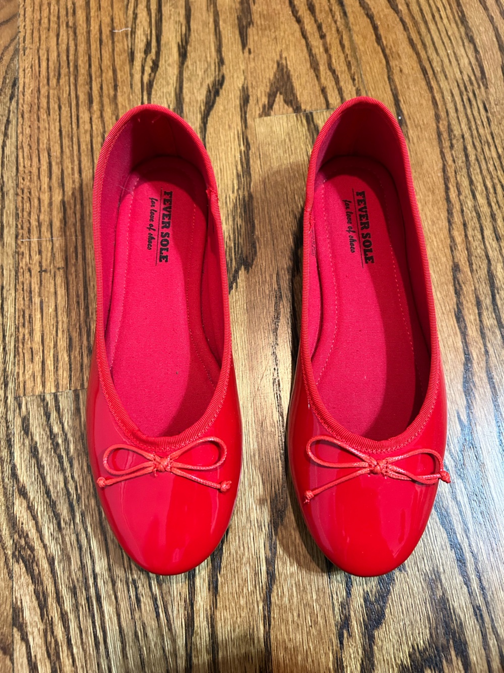 Red Ballet Flats - Women's Slip-On Comfort